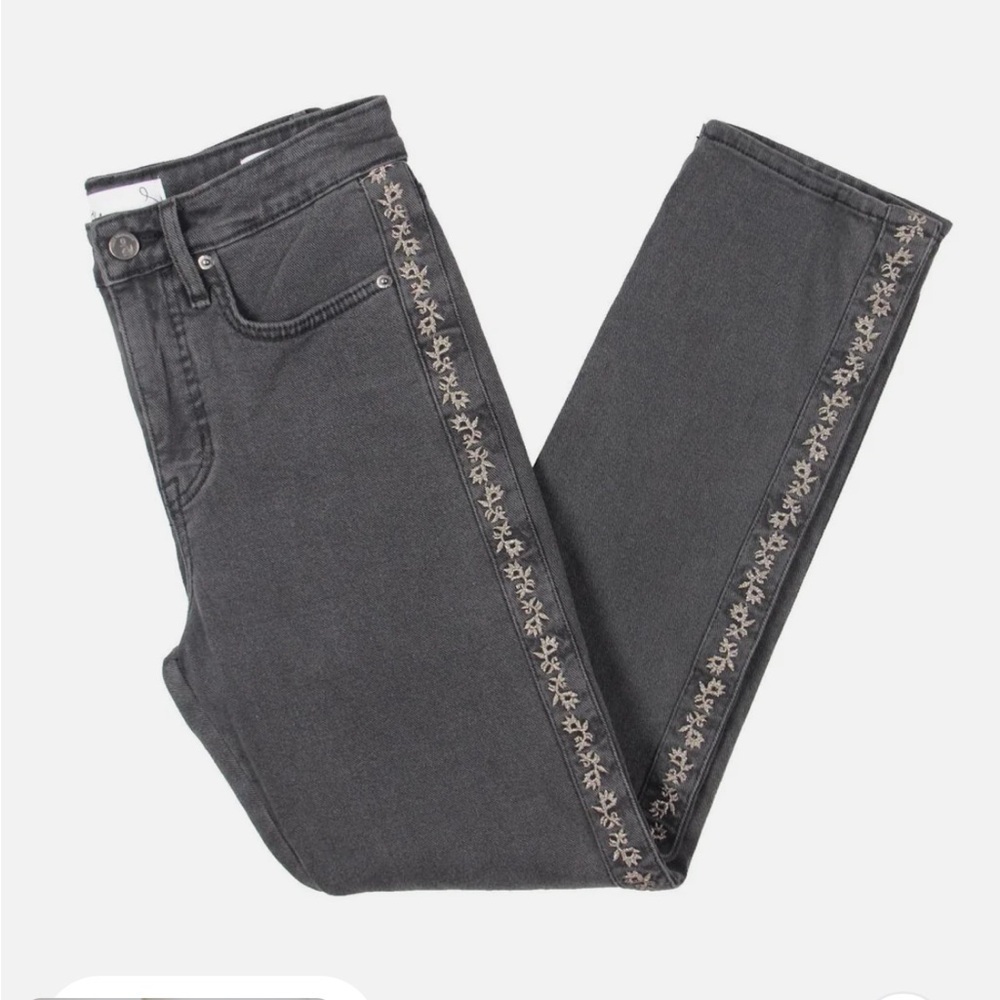 Sam Edelman Womens High Rise Slim Straight Leg Jeans NEW